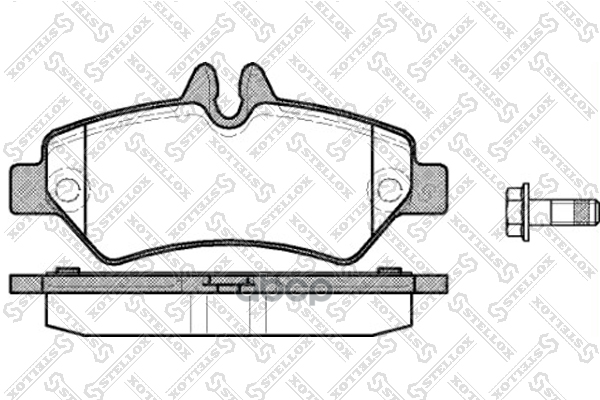 колодки дисковые задн. MB Sprinter 209CDi-324CDi, VW Crafter 30/35 1257000SX Stellox арт. 1257000SX