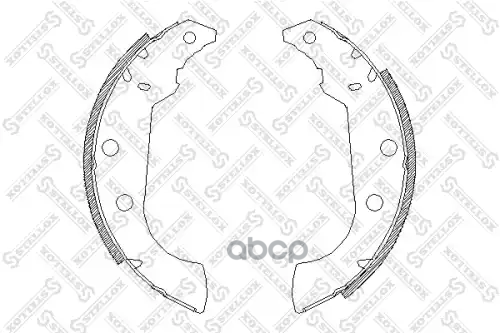 колодки барабанныеPeugeot 306 93-00/405 146101SX Stellox арт. 146101SX