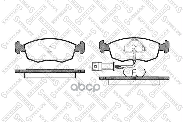 Колодки Дисковые П. Ford Scorpio/Sierra | Перед | Stellox арт. 183002SX