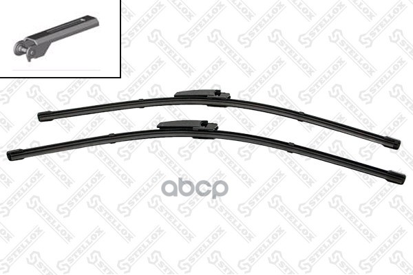 щетки плоск. к-т 550/22' 2шт.,Pin lock Audi A6 01 201610SX Stellox арт. 201610SX