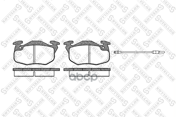 Колодки дисковые п. Peugeot 205 <98/405 <96,Renault Stellox арт. 203012SX