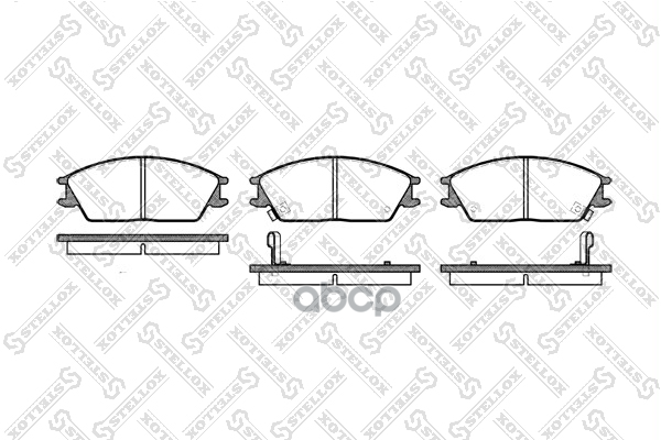 Колодки дисковые п. Hyundai Accent 1.3-1.5i/1.5CRDi 95>/Getz 1.1-1. Stellox арт. 235002SX