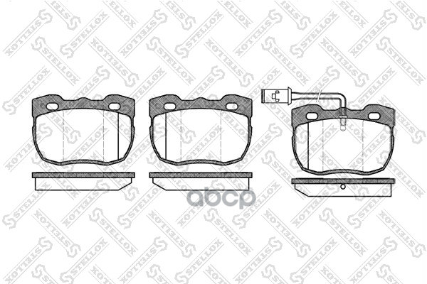 Колодки Дисковые П Land Rover Discovery 2.0I-3.9I 9 278011Sx Stellox арт. 278011SX