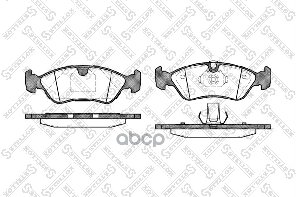 колодки дисковые п Opel Vectra B 1.6i/1.8i 16V/1.7 297050SX Stellox арт. 297050SX