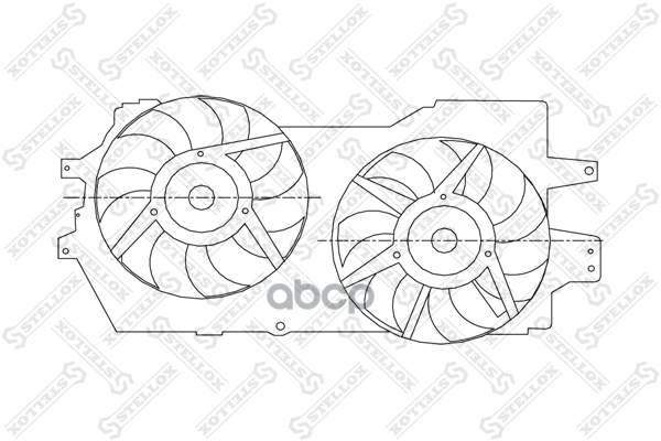 Вентилятор охлаждения  2999107SX Stellox арт. 2999107SX