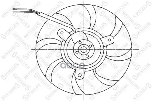 Вентилятор охлаждения  2999243SX Stellox арт. 2999243SX