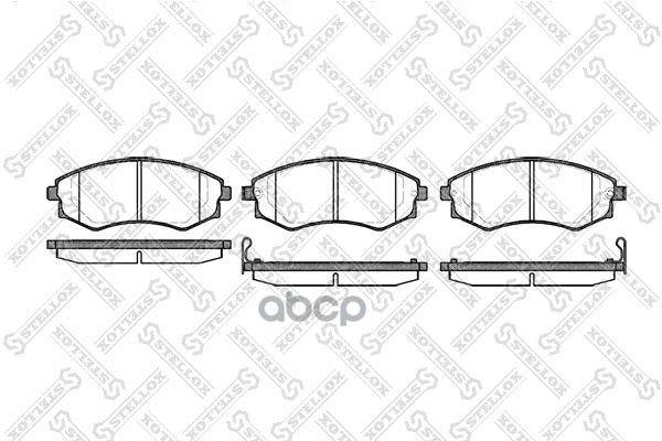 Колодки Дисковые П. Nissan Primera 1.6I/2.0D 90-98,Hyundai Sonata Stellox арт. 329012BSX