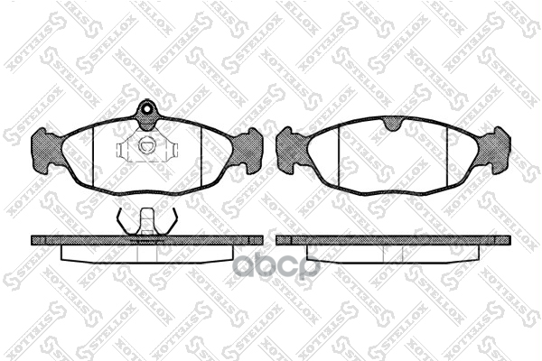 Колодки Дисковые П Opel Vectra A/Astra F 1.4I-1.8I/ 404000Sx Stellox арт. 404000SX
