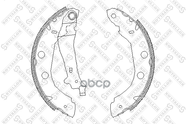 колодки барабанные Nissan Primera, Renault Kangoo 1.2-2.0TD 96-02 Stellox арт. 426100SX