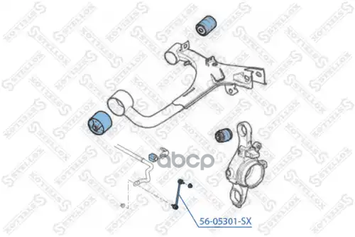 56-05301-SX тяга стабилизатора заднего_ ПОДХОДИТ ДЛЯ Land Rover Range Rover all 02 5605301SX Stellox арт. 5605301SX