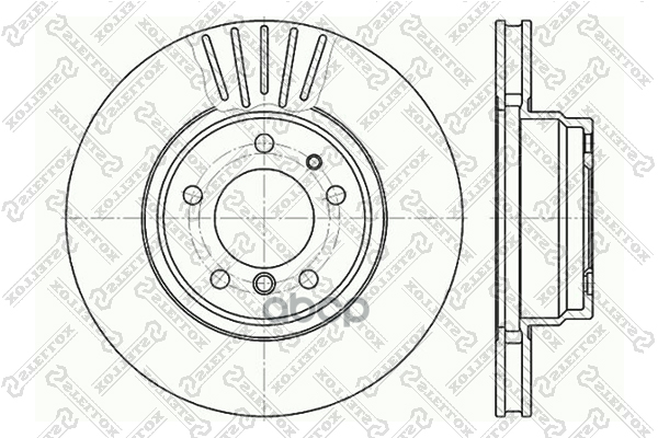 Диск Тормозной Передний Bmw E38 2.5-3.5 M51/M52/M57/M60/M62 93> Stellox 6020-1534V-Sx Stellox арт. 60201534V_SX
