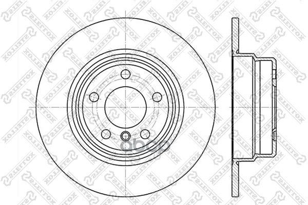 Диск Тормозной Задн.  60201548Sx Stellox арт. 60201548SX