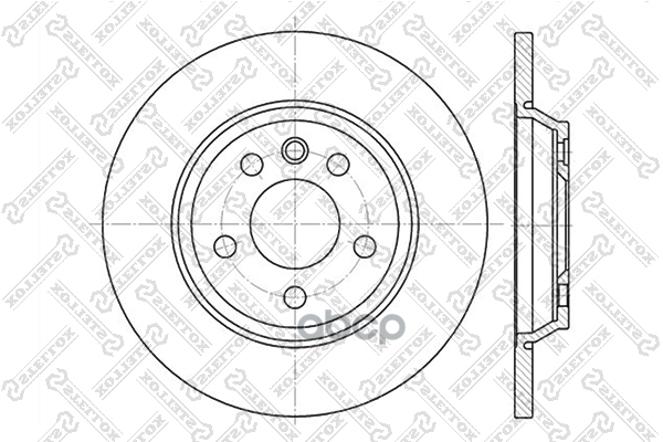 Диск тормозной задний Ford Galaxy, VW T4 1.8-2.5TDi 96> STELLOX 6020-2552-SX Stellox арт. 60202552_SX
