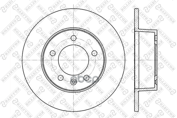 Диск Тормозной Задн.  60203643Sx Stellox арт. 60203643SX