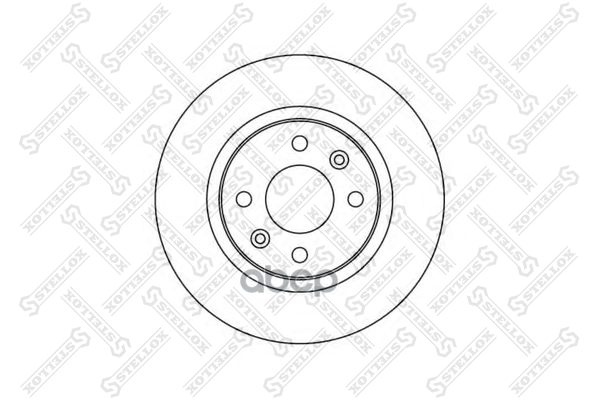 Диск тормозной Renault Logan 1.4/1.6 04> F Stellox арт. 60203939SX