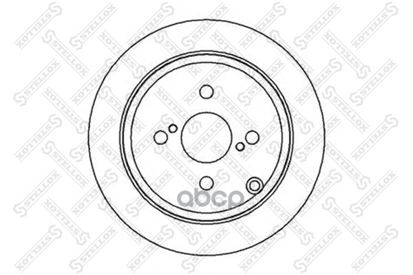 Диск тормозной задний Toyota Corolla 1.4/1.6 01> Stellox арт. 60204584SX