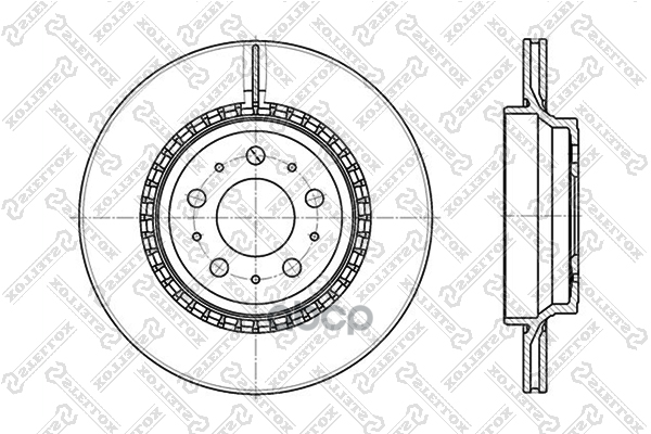 Диски Тормозные™Stellox 60204852Vsx Stellox арт. 60204852VSX