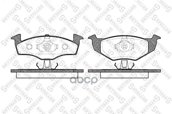 Колодки дисковые п. VW Polo 1.0i-1.9SDi 96-01/Lupo 1.0i/1.4/TDi/1. Stellox арт. 620010BSX