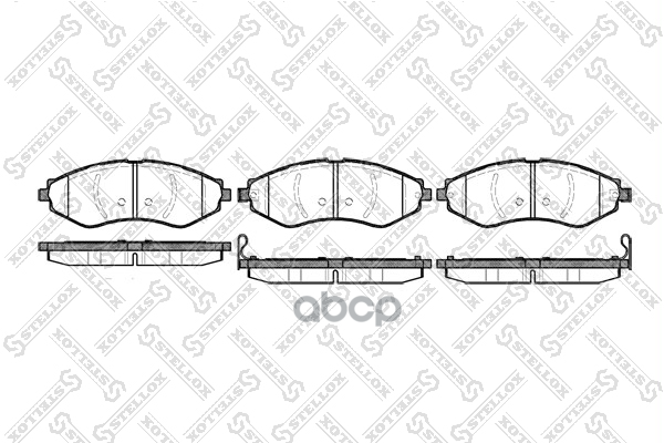 Колодки дисковые п. Daewoo Nubira/Evanda, Chevrolet Stellox арт. 656022SX