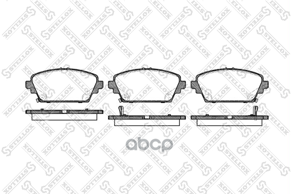 Колодки Дисковые П Honda Accord 1.8/2.0/2.0Tdi 98-03, Nissan Prim 705002Bsx Stellox арт. 705002BSX