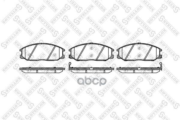 Колодки Дисковые П. Hyundai Santa Fe 2.4-2. Stellox арт. 782012BSX