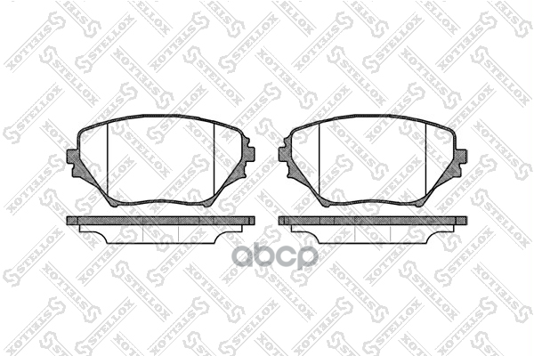 Колодки Дисковые П. Toyota Rav4 1.8/2.0 Wt Stellox арт. 824000BSX