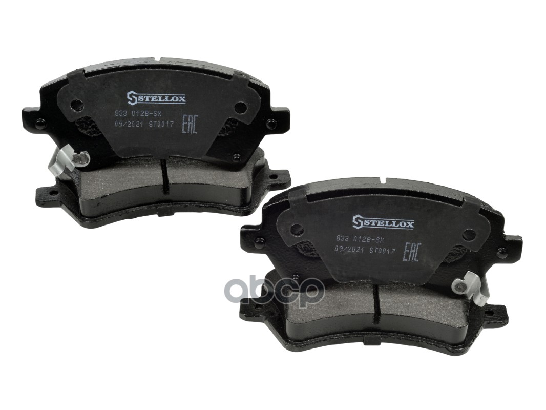 колодки дисковые п. с антискр. пл Toyota Corolla 1.4/1.6 WTi/2.0D 833012BSX Stellox арт. 833012BSX