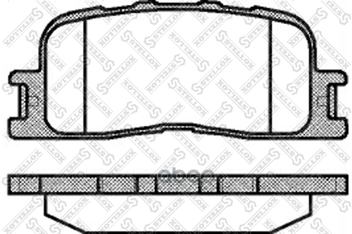 колодки дисковые торм. задн.  865000SX Stellox арт. 865000SX