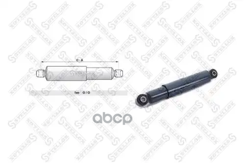Амортизатор подвески -273-383 O/O 16x58 16x58 Schmitz Cargo. Stellox арт. 8704901SX