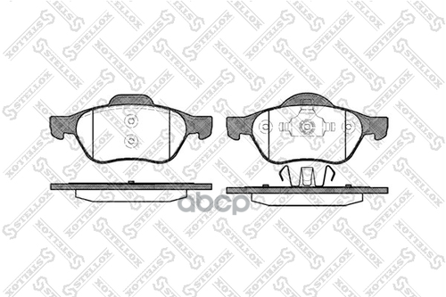 колодки дисковые п Renault Laguna 1.6i/1.8i/1.9DCi 973000SX Stellox арт. 973000SX