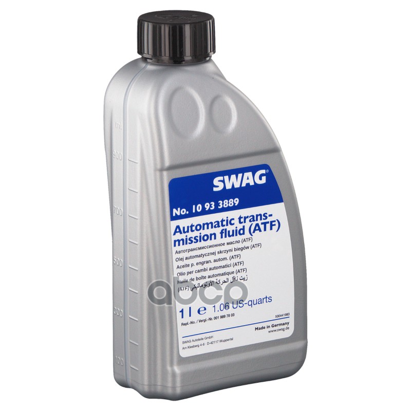 Масло АКПП 1l ATF134FE синее 10933889 Swag арт. 10933889