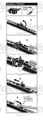 Щетка Стеклоочистителя 500Мм Swf арт. 116339