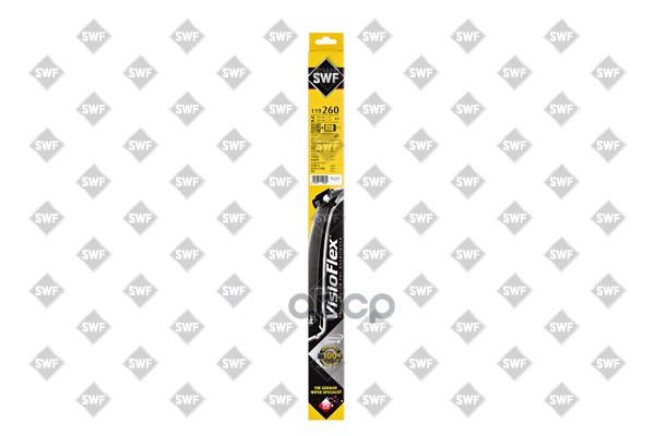 Щетка Стеклоочистителя 600/380 Мм Бескаркасная Комплект 2 Шт Swf Aero Visioflex 119 260 Swf арт. 119 260