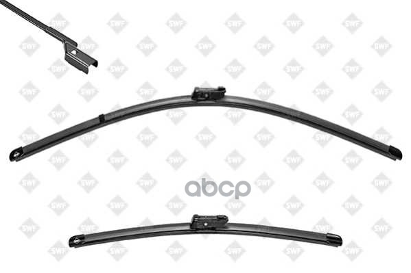 Щетка Стеклоочистителя 750/500 Мм Бескаркасная Комплект 2 Шт Swf Visioflex 119 460 Swf арт. 119 460