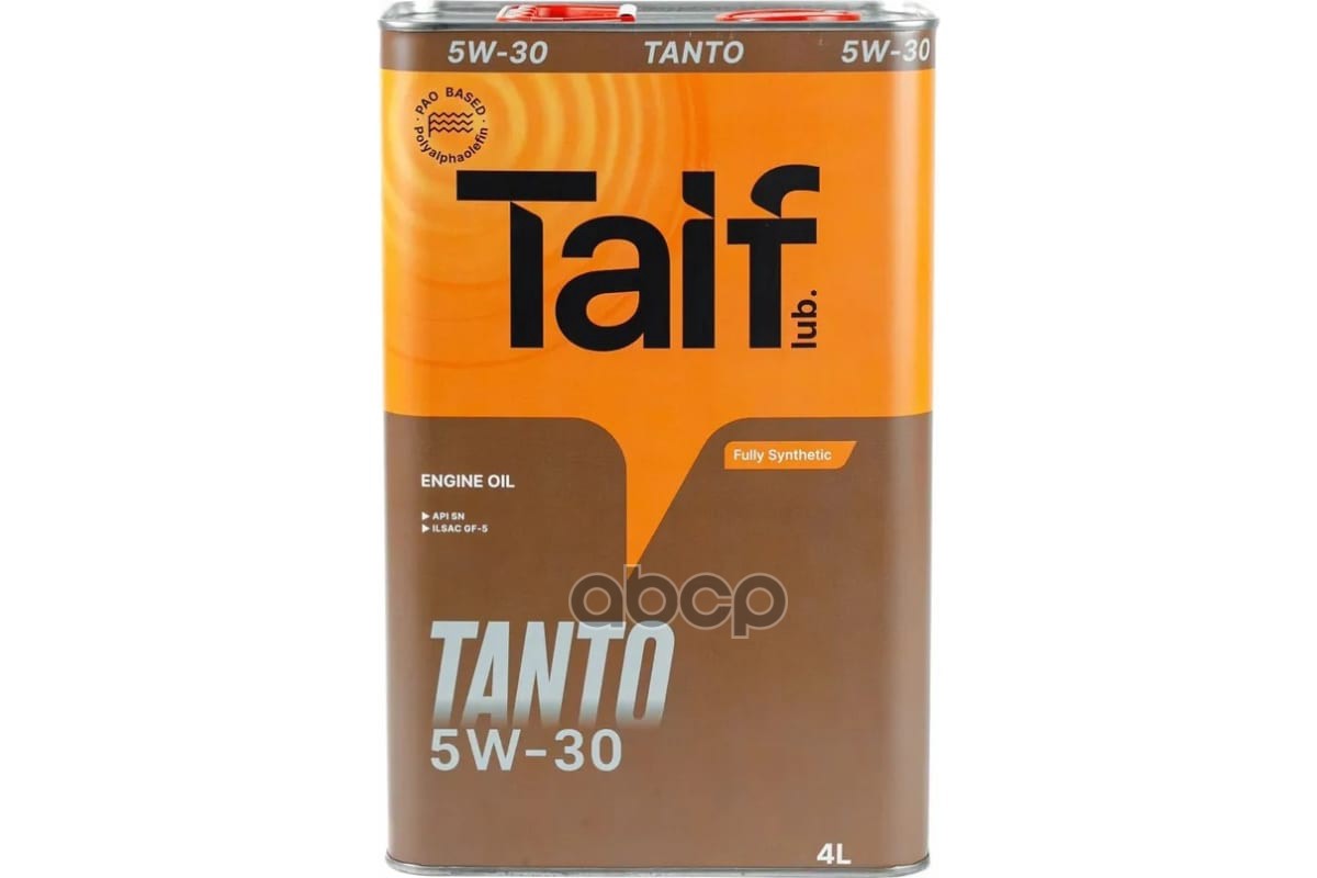 TAIF Lubricants Масло Моторное Taif Tanto 5W-30 4 Л 211042