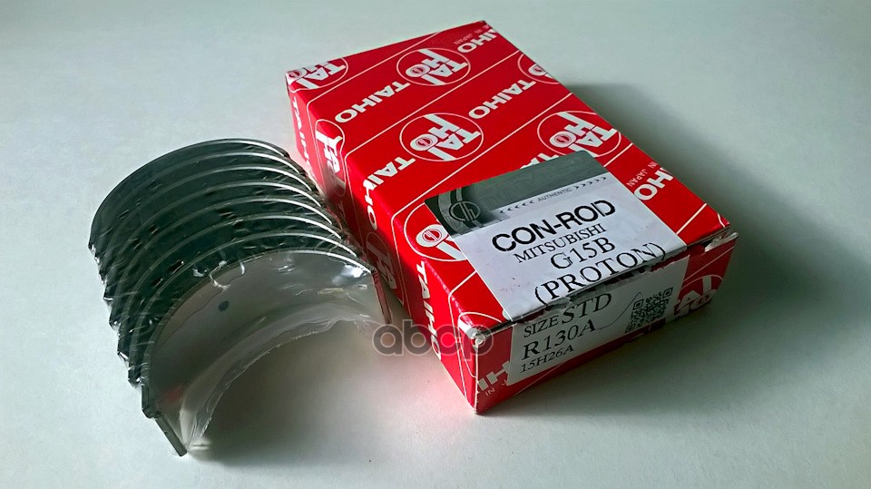 Вкладыши шатунные к-т STD MITSUBISHI COLT/LANCER/LIBERO/MIRAGE/PAJERO/MONTERO IO 4G13/4G18 98- TAIHO арт. R130A STD