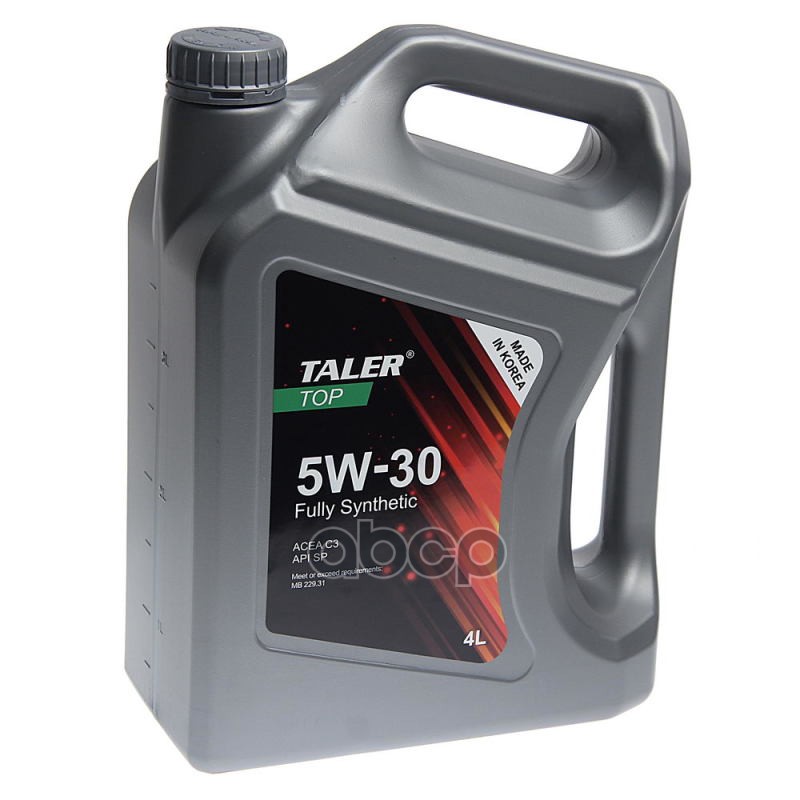 TALER Моторное Масло Top 5W30 Синтетика 4Л Taler 700416