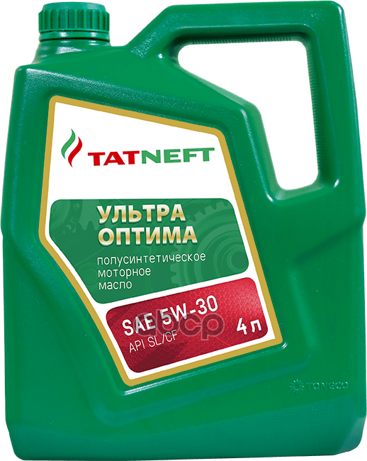 TATNEFT Масло Моторное Ультра-Оптима Sae 5W30 Api Sl/Cf Acea  A3/B4-04 4L