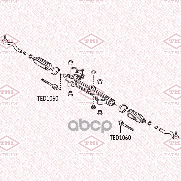 Тяга Рулевая Toyota Land Cruiser 08-> TATSUMI арт. TED1060