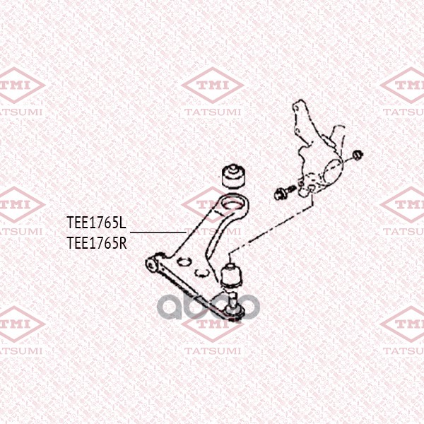Рычаг передней подвески нижний L TATSUMI арт. TEE1765L