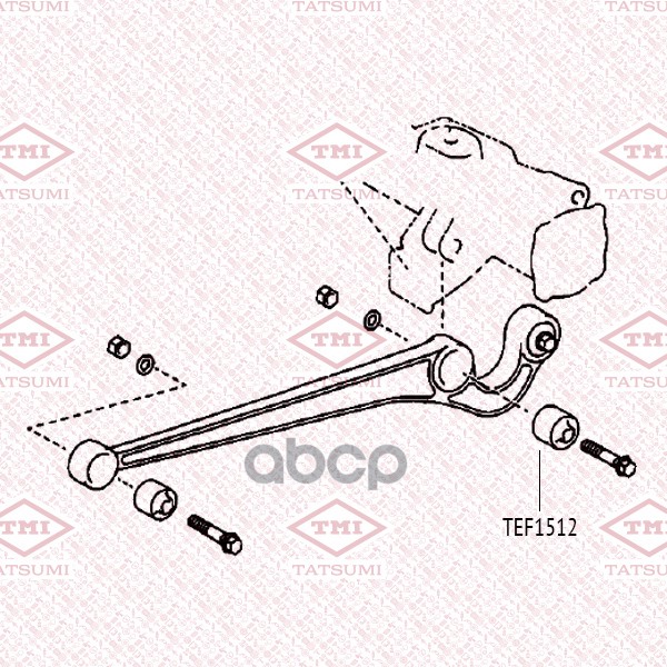 Сайлентблок Нижнего Рычага | Перед Прав | TATSUMI арт. TEF1512