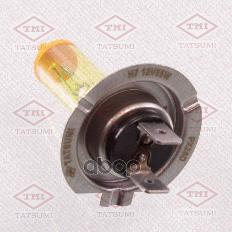 Лампа H7 12V (55W) Yellow H7 12V (55W)  PX26D TFN1005Y TATSUMI арт. TFN1005Y