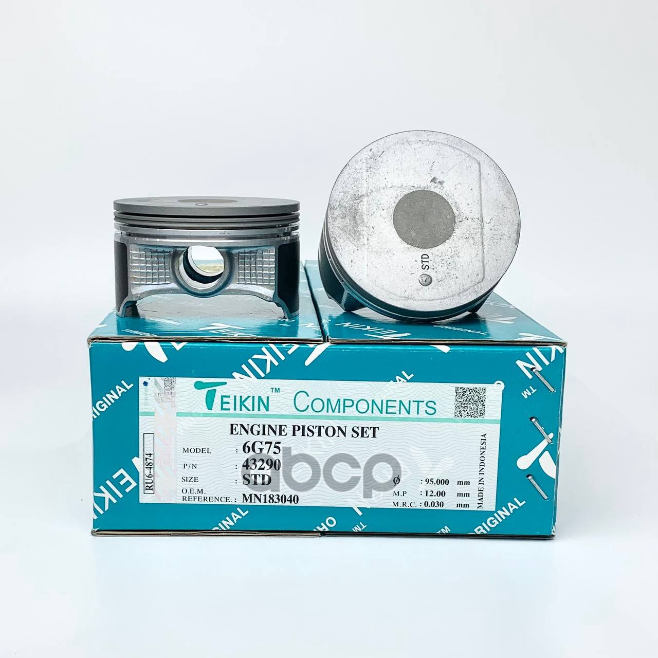 Поршень без колец ( цена за 1 шт) Mitsubishi 6G75 3.8L V6 24V d95.0 STD (MN183040/1110B461) TEIKIN арт. 43290STD