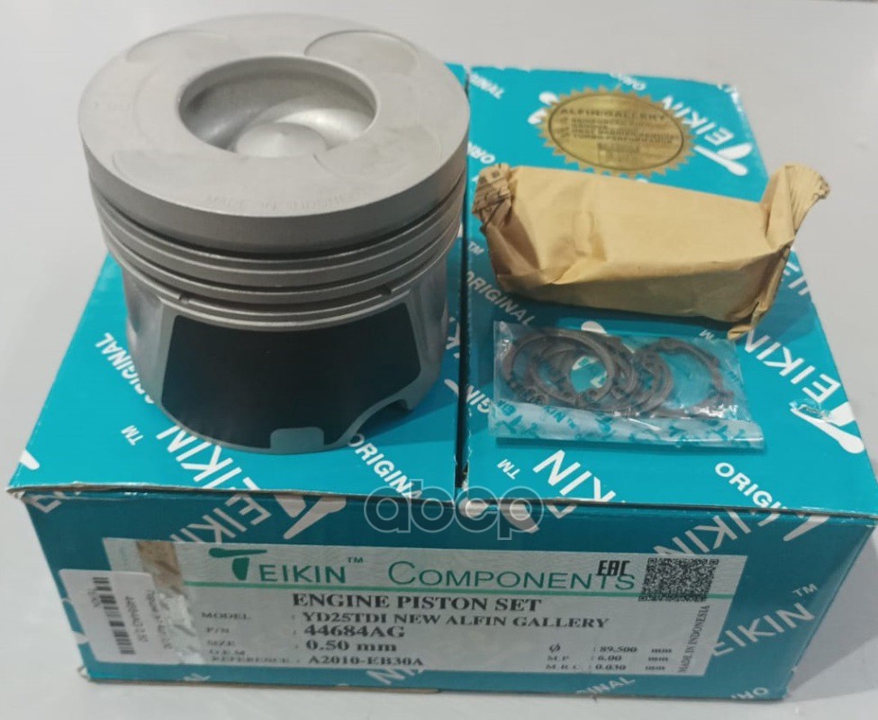 Поршень без колец с масл. галереей Nissan Pathfinder (01.2005 -11.2014) YD25TDi NEW d89.0+0.5 (A2010 TEIKIN арт. 44684AG050