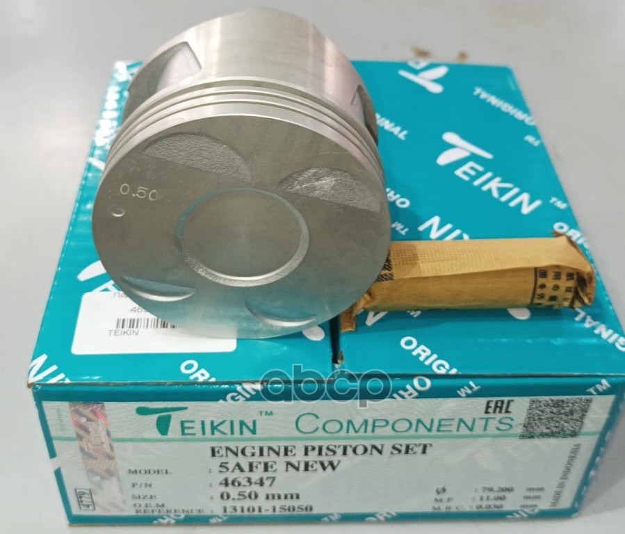 Поршень (0.5/ к-т 4 шт) Toyota Corolla (E100,E110) 91-02 / Carina 92-01 5AFE TEIKIN арт. 46347 050
