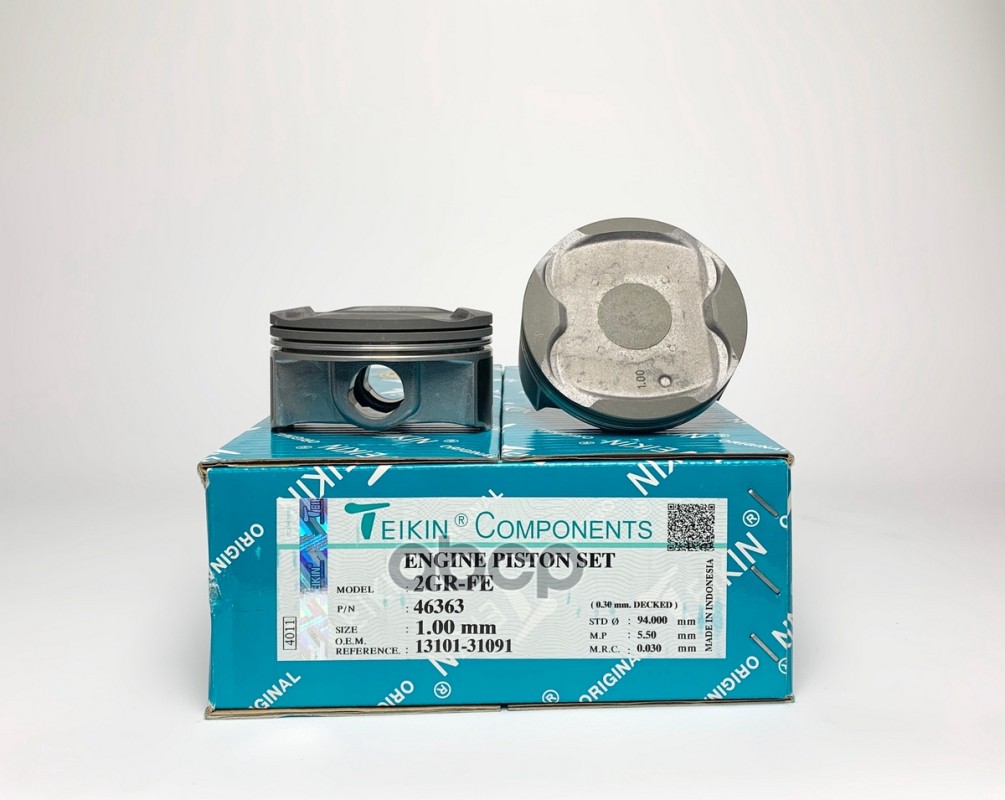 Поршень (1.0/ к-т 6 шт) Lexus RX 03-09 2GRFE / Toyota Camry Europe/Russia 06-09 2GRFE TEIKIN арт. 46363 100