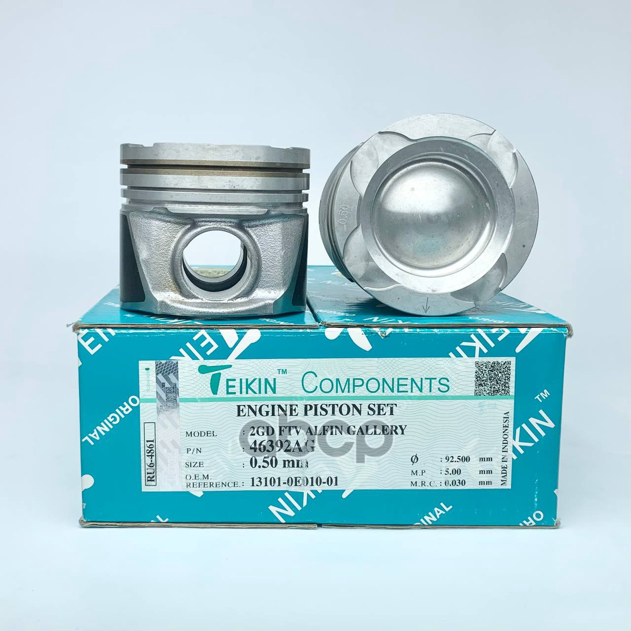 Поршень (к-т 4 шт с охлаждением) 050 TOYOTA HILUX 2GD-FTV 15- TEIKIN арт. 46392AG 050