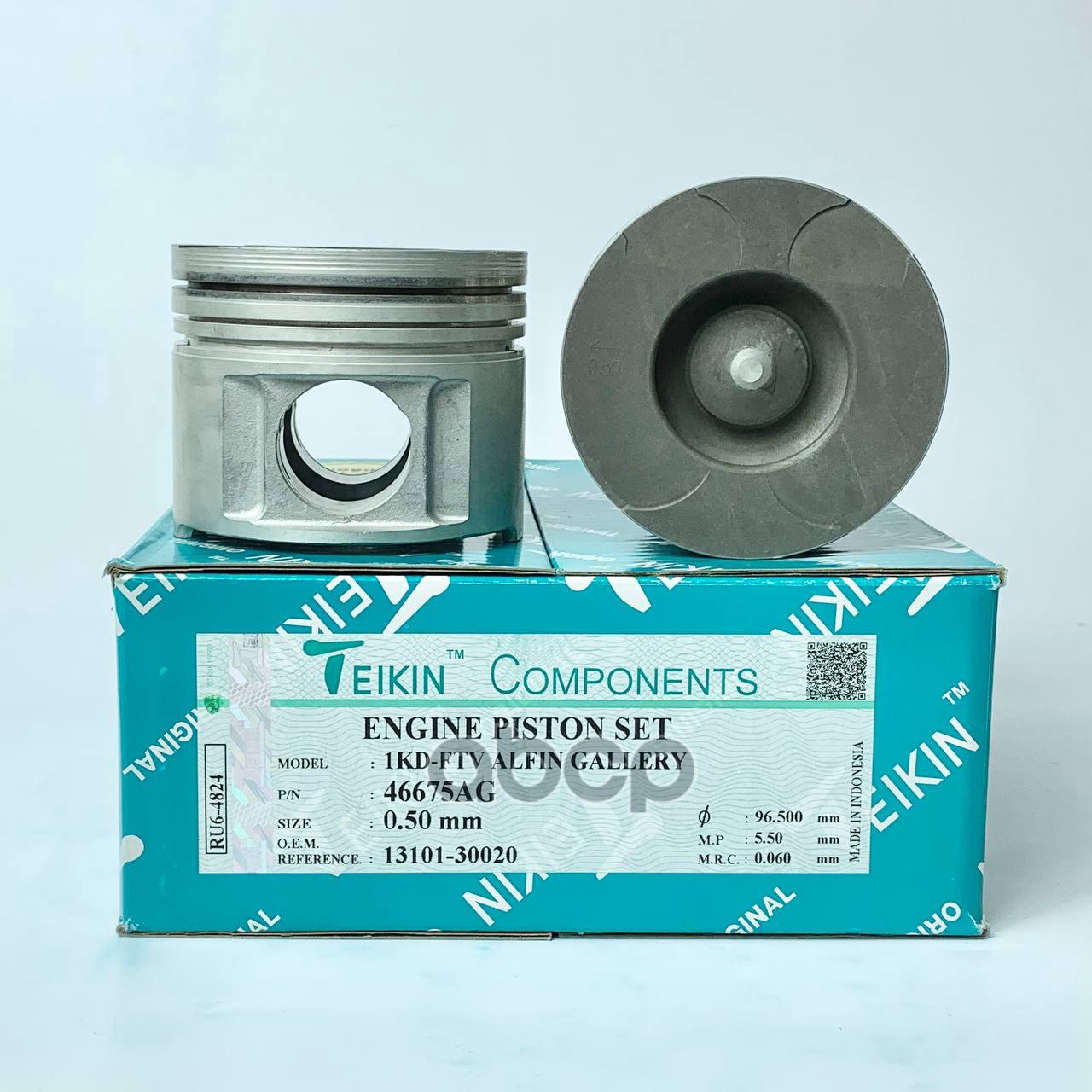 Поршень (к-т 4 шт с охлаждением) TOYOTA HILUX SURF/LAND CRUISER KDJ9  1KD-FTV 00-04 TEIKIN арт. 46675AG050