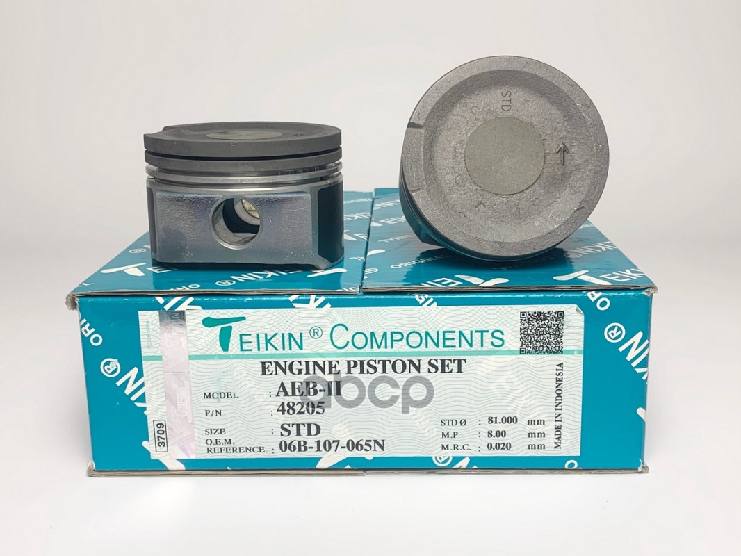 Поршень без колец VW ARX d81.0 STD   (06B 107 065 N) Teikin TEIKIN арт. 48205STD