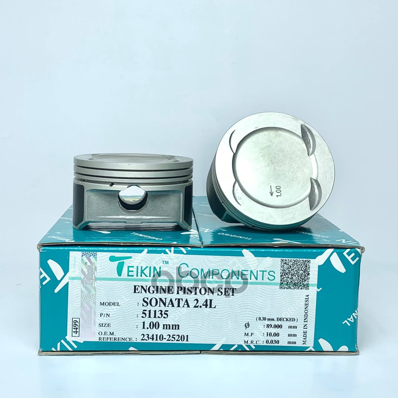 Поршень без колец ( цена за 1 шт) KIA/Hyundai 2.4i 16V G4KC/G4KE d88.0+1.0 TEIKIN арт. 51135100